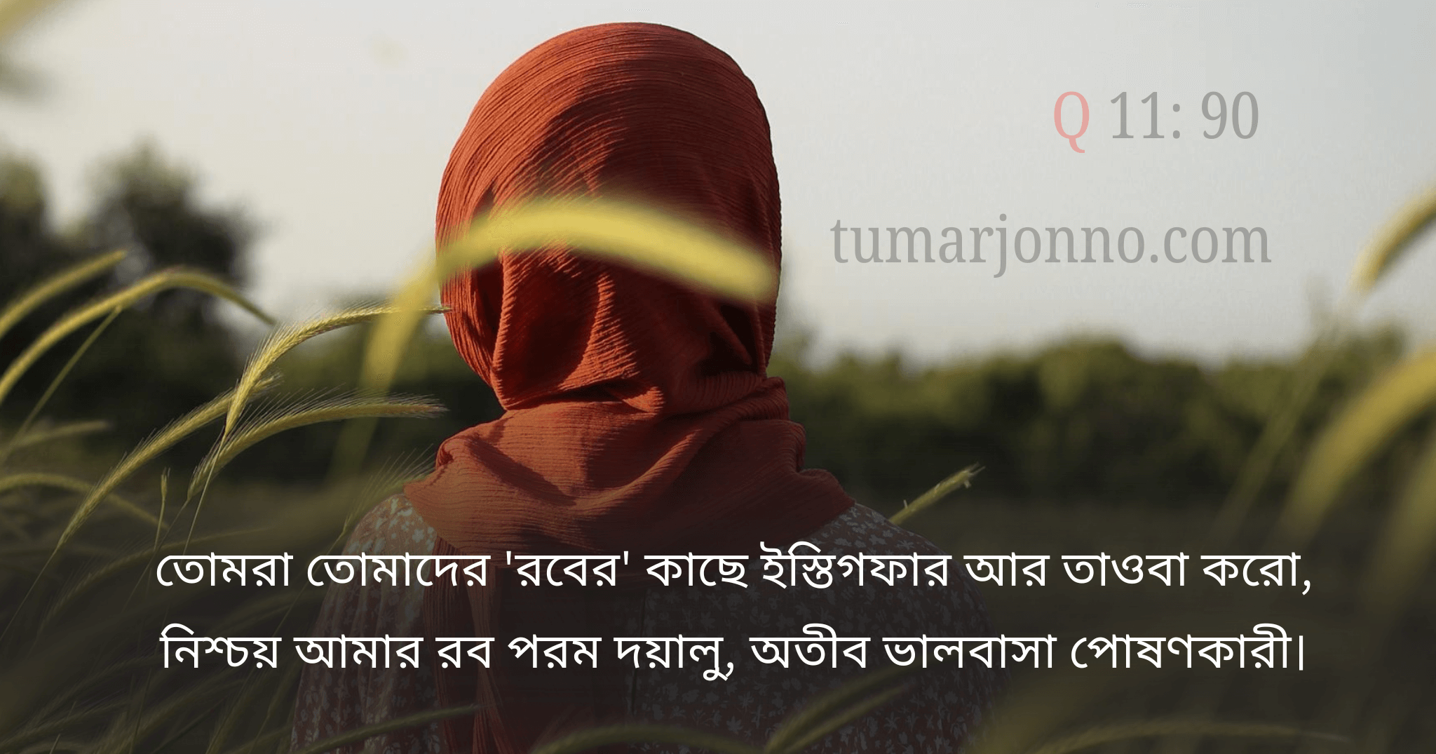 রবের কাছে ইস্তিগফার কর।