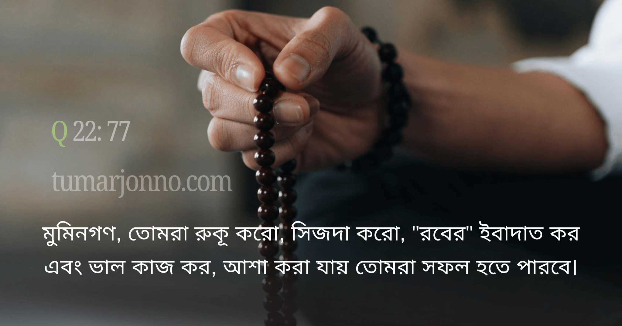 তোমরা রুকূ কর, সিজদা কর।